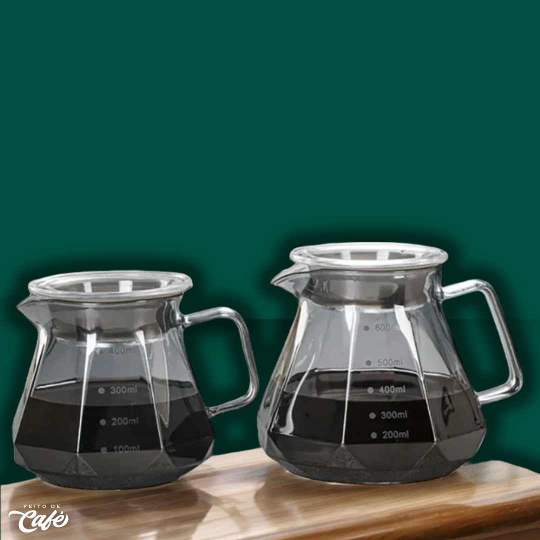 Jarra de Vidro para Café - Premium