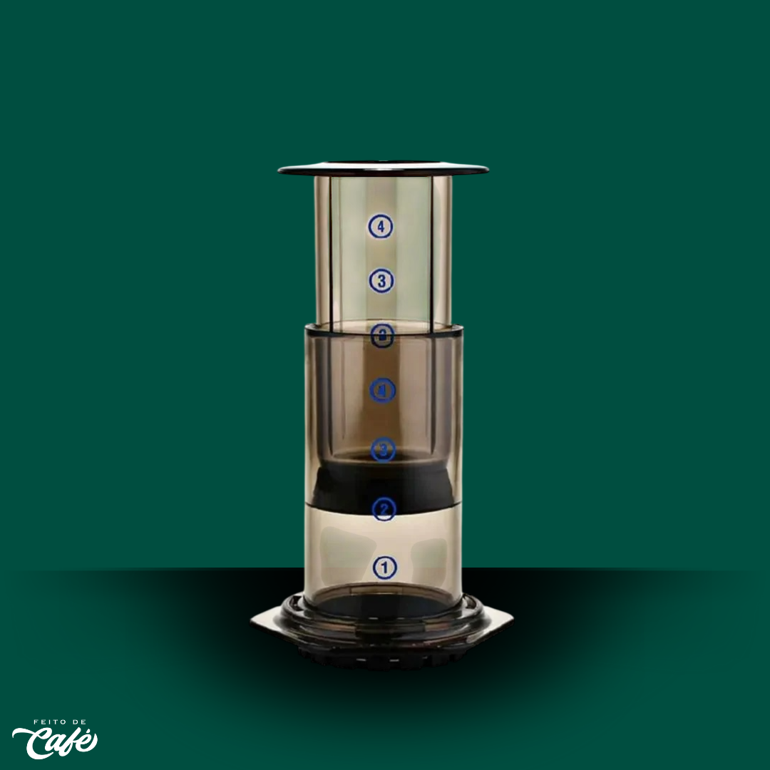 Cafeteira tipo Aeropress