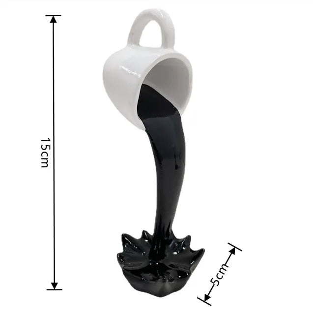 Escultura Flutuante de Café - 3D