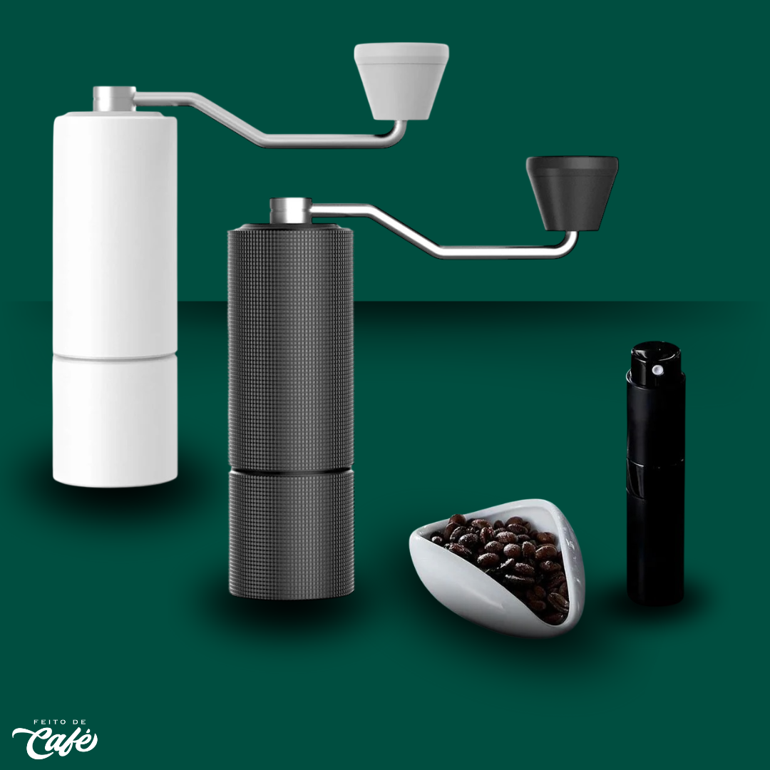 Kit - Moedor de Café Timemore C2 + Pulverizador e Dosador de Café 
