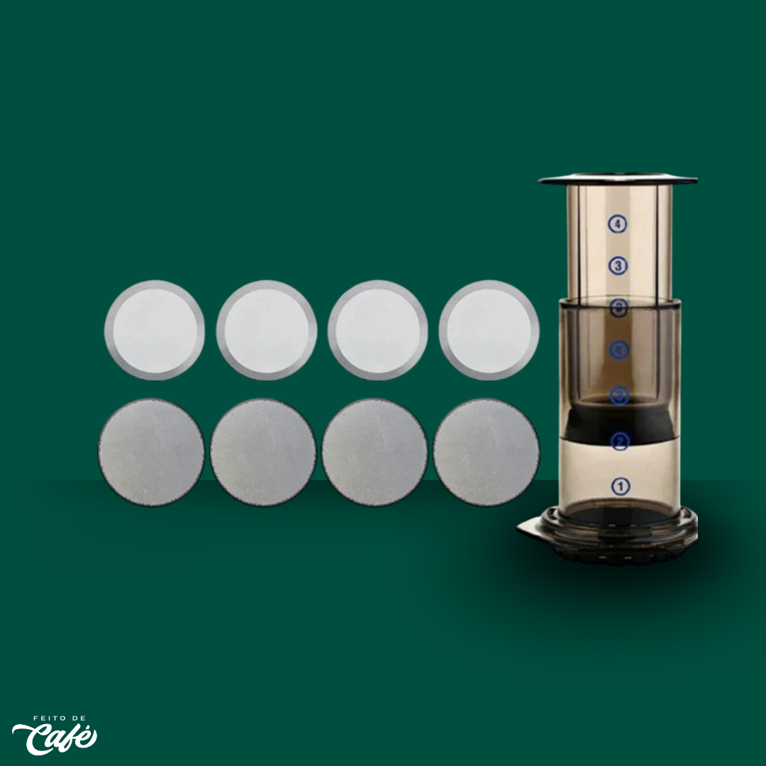 Filtro Reutilizável para Cafeteira tipo Aeropress