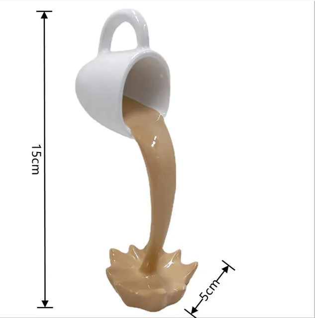 Escultura Flutuante de Café - 3D