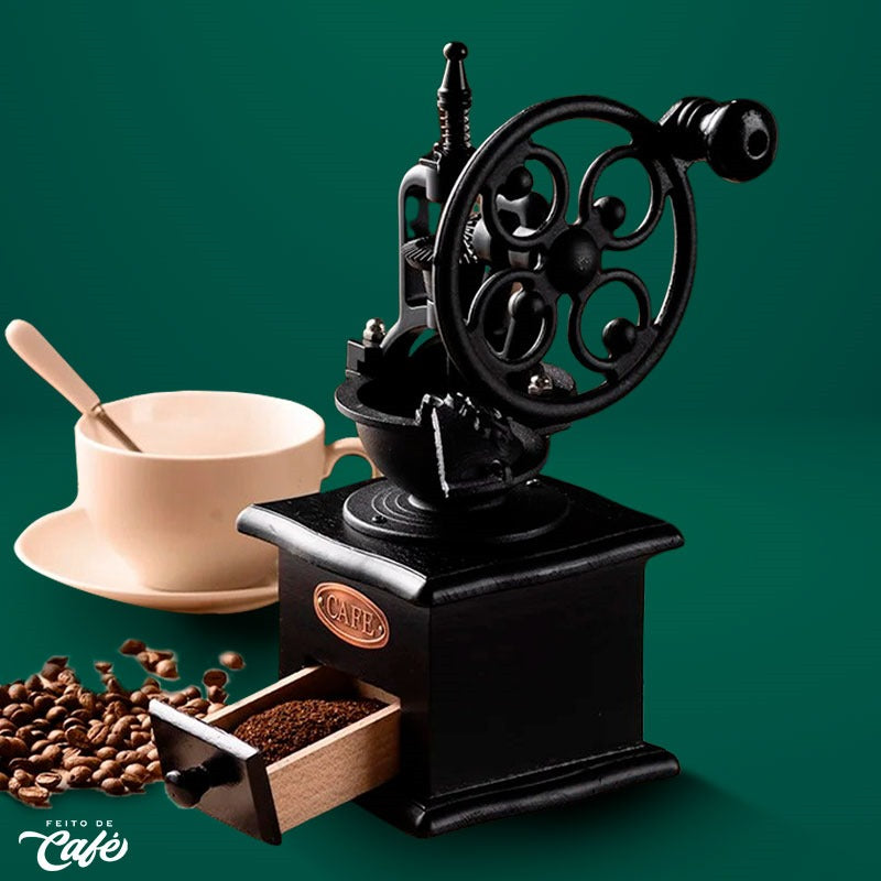 Moedor de Café Manual - Retrô