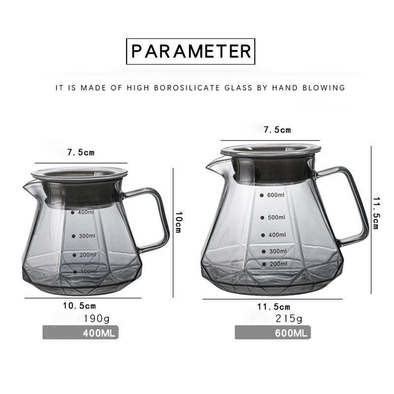 Jarra de Vidro para Café - Premium