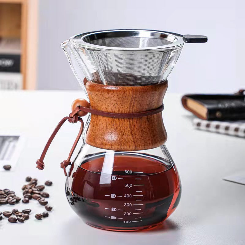 Kit - Cafeteira Tipo Chemex + Balança Digital com Temporizador