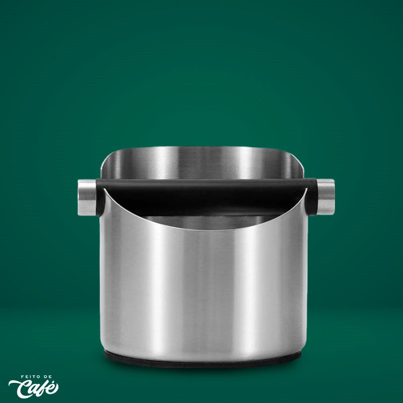 Caixa para Descarte de Borra de Café - Aço Inoxidável