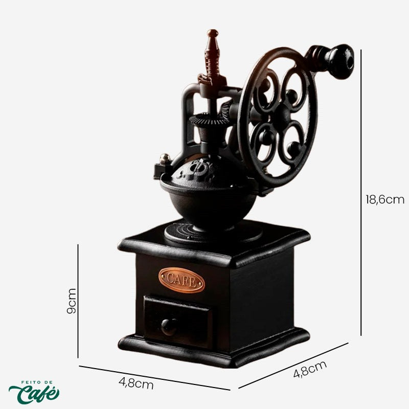 Moedor de Café Manual - Retrô