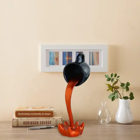 Escultura Flutuante de Café - 3D