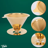 Filtro Cônico Reutilizável - Gold