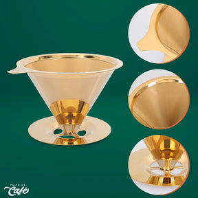 Filtro Cônico Reutilizável - Gold
