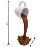 Escultura Flutuante de Café - 3D