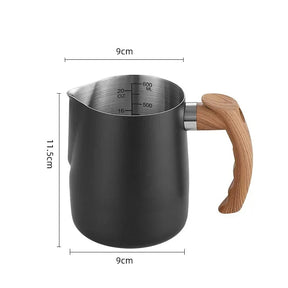 Jarra Leiteira Pitcher - Retrô com Alça em Madeira