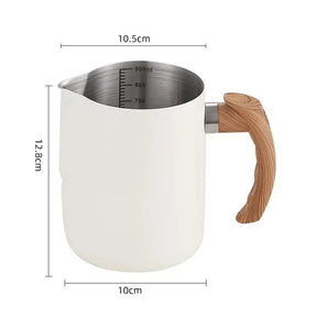 Jarra Leiteira Pitcher - Retrô com Alça em Madeira