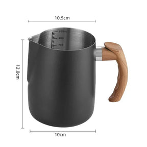 Jarra Leiteira Pitcher - Retrô com Alça em Madeira